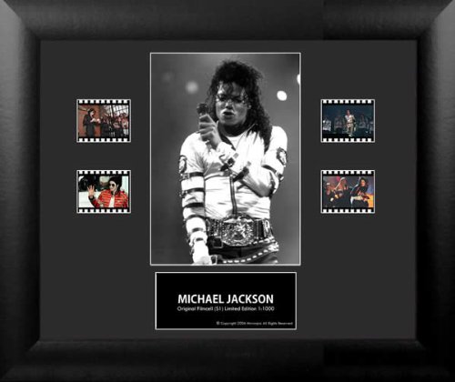 Michael Jackson Series 1 Framed Double Film Cell Presentation