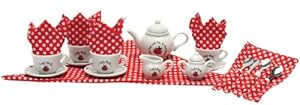 Schylling Ladybug Tea Set Basket