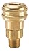 Coupler Body, Brass, 1 In. Pipe, 110 cfm