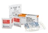 First Aid Only Cpr Pack, Contains Cpr Faceshield, 2 Exam Quality Disposable Gloves, 3 Antiseptic Wipes (Pack of 3)