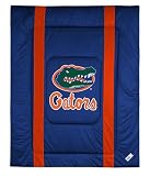 FLORIDA GATORS OFFICIAL LOGO FULL / QUEEN SIZE JERSEY COMFORTER