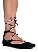 Lace Up Pointed Toe Flats - Classic Comfortable Ballet Flat - Cute Strappy Ghillie Shoe