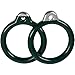 Swing Set Stuff Commercial Round Trapeze Rings with SSS Logo Sticker, Green