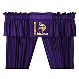 Sports Coverage NFLVikDV Minnesota Vikings Drapes and Valance