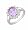 Royal Family Diana Engagement Inspired Ring with Lavender Stone Includes Gift Box (5)
