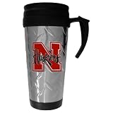 Nebraska Cornhuskers Diamond Plate Travel Mug - NCAA College Athletics - Fan Shop Merchandise