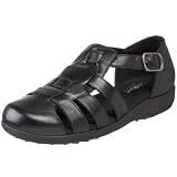 Walking Cradles Women's Angel Fisherman Sandal,Black Leather,8 M US ~ Walking Cradles