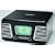 RX-1 BLACK MUSIC CENTRE WITH 3-SPEED TURNTABLE RECORD DECK + RADIO + MP3 PLAYBACK VIA USB PORT