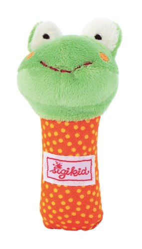 sigikid 49120 - Ministabrassel Frosch, Gr&ouml;&szlig;e 10 cm