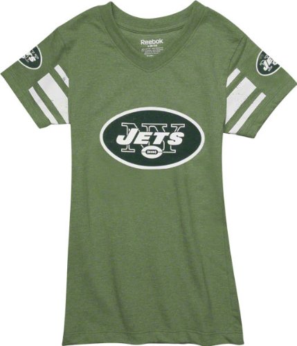 New York Jets Girl's 4-6 Fashion Jersey T-Shirt