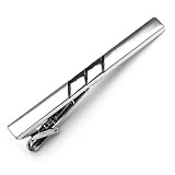 Double Polished Silver Pane Tie Clip