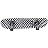 Skateboard Komplettdeck TEX checker black white Size 7,75 Bausatzvon "TEX"