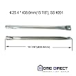 MCM 14051 Replacement BBQ Pipe Tube Gas Grill Burner for Brinkmann, Charmglow, Charmglo, Uniflame Model Grills