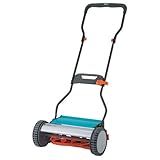Gardena 4024 15 inch Silent Push Reel Lawn Mower With Folding Ergonomic Handle 380C