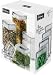 Libbey 80410 Square-Shaped Glass Storage Canisters with Tight-Sealing Glass Lids, Set of 4