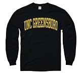 UNC-Greensboro Spartans Navy Arch Long Sleeve T-Shirt