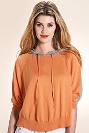 Limited Collection Pure Cotton Hooded Knitted Top