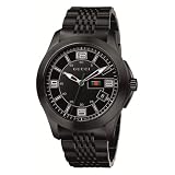Gucci Mens YA126202 G-Timeless Black Dial Blac