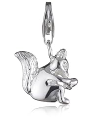 VINANI brand Germany 925 Sterling Silver Charm Pendant Squirrel small shiny Nut HECK