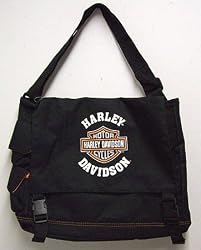 Retro Harley Davidson Canvas Messenger Bag Briefcase