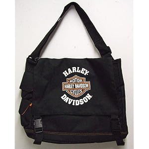 Retro Harley Davidson Canvas Messenger Bag Briefcase
