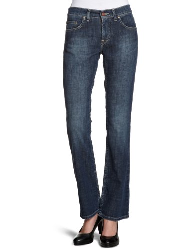 MUSTANG Jeans Damen Jeans Hoher Bund, 520-5387-581, Gr. 34/34, Blau (scratched used)