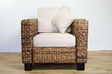 Conservatory furniture KENSINGTON ABACA (Banana Leaf) Designer Armchair