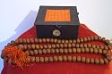 Large  Mallah Prayer Beads and  Tibetan Prayer Flag Set in Presentation Box - from India -Sold by Spiritual Gifts.  Usually dispatched within 2 working days.