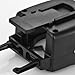 1pc Black Hard Clip-on Two Clips Fixed On Car Existing Air Conditioner Vent Mount Insert Soft Drink Beverage Water Coffee Cup Bottle Can Stand Holder Universal For Sedan Coupe Jeep Convertible