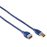 Hama USB 3.0 Verbindungskabel Stecker A, 3,00 m blau