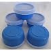 Tupperware Smidget Container 1oz Set of 5 Blue