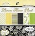 Die Cuts With A View 12-Inch by 12-Inch Lemon Flower Paper Stack with Glitter