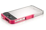 Element Case API4-1112-P3S0 Vapor Pro Aqua Pink and Silver Case for iPhone 4 and 4S - 1 Pack - Retai