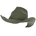 Unisex Winter Big Classic 100% Wool Felt Western Cowboy Curled Brim Hat Gray