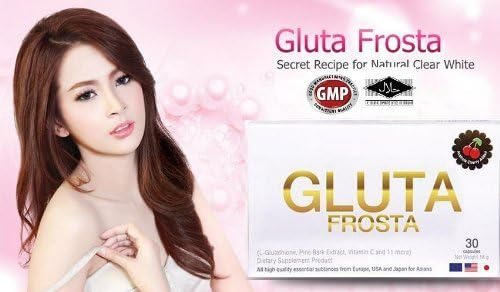 Beauty Set : Gluta Frosta Secret Recipe for Natural Clear White L-glutathione - Dietary supplement Product [Free Facial Hair Epicare Spring A1Remover]
