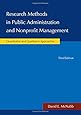 Research Methods in Public Administration and Nonprofit Management