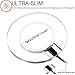 Wireless Charger,VIMVIP® Ultra-Slim Qi Wireless Charging Pad for Samsung Galaxy S7/ S7 Edge / S6 Edge Plus / Note 5 and Other Qi-Enabled Devices-With Fast Cable (White)