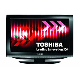 Toshiba 22DV713B 22-inch Widescreen HD Ready LCD TV/DVD Combi with Freeview - Black