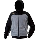 (ミズノ アスレチック)MIZUNO ATHLETIC スウエットシャツ A60MF200 A60MF200 05 グレー杢×ブラック M