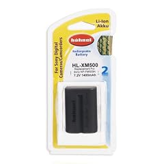 H�hnel HL-XM500 Li-Ion-Ersatzakku 7,2V / 1400mA (Typ Sony NP-FM500H) f�r Sony Alpha A100, A200, A300, A350, A700