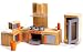 Wanju 841139 - Holz Puppenhaus-Möbel Küche