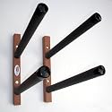 Surfdogz - 2 Board, Steel Peg / Poly Base Surfboard Wall Rack Set