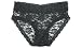 Levusha Fashions Ladies Panties Fine Nylon Spandex All Over Lace Hipster, Large, Black