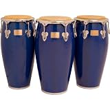 Tycoon Percussion 11 3/4 Inch Master Classic Series Blue Conga With Single Stand