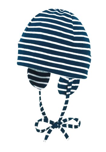 D&ouml;ll Unisex - Baby M&uuml;tzchen, gestreift 001765799, Gr. 45, Blau (3000) Preisvergleich