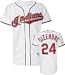 Grady Sizemore White Majestic MLB Home Authentic Cleveland Indians Jersey - 52 (XX-Large)
