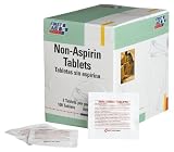 First Aid Only Non-aspirin Tablets, 50 2-packs, 100-Count Boxes (Pack of 5)