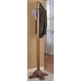 Powell Woodbury Mahogany Coat Rack