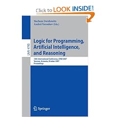 Logic for Programming, Artificial Intelligence, and Reasoning