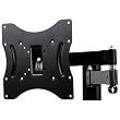 VideoSecu ML523B Swing Out Arm Articulating Wall Mount Fits most 22" to 40" VESA 50X50 75X75 100X100 200X200 200x100mm LCD Monitor Flat Screen Display long extension arm 20"